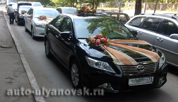 Заказ авто на свадьбу Ульяновск